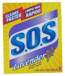S.O.S® Lavender Steel Wool Scrubbing Pads